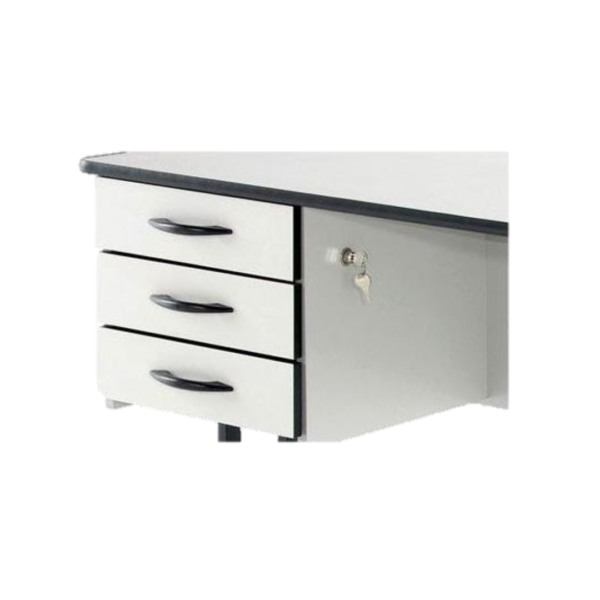 (FAM009-010-013) GAVETEIRO DE MESA EM MDF
