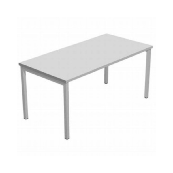 (FM063) MESA PARA REUNIÃO RETANGULAR TAMPO EM MDF ,ESTRUTURA EM METALON 50X30