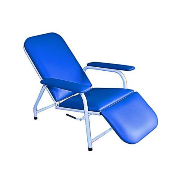 (FP015) POLTRONA HOSPITALAR RECLINÁVEL COM SURPORTE PARA OS PÉS (PARA ACOMPANHANTE)