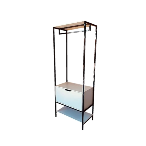 (ESP000001701) CLOSET INDUSTRIAL EM METALON,COM GAVETA E SAPATEIRA