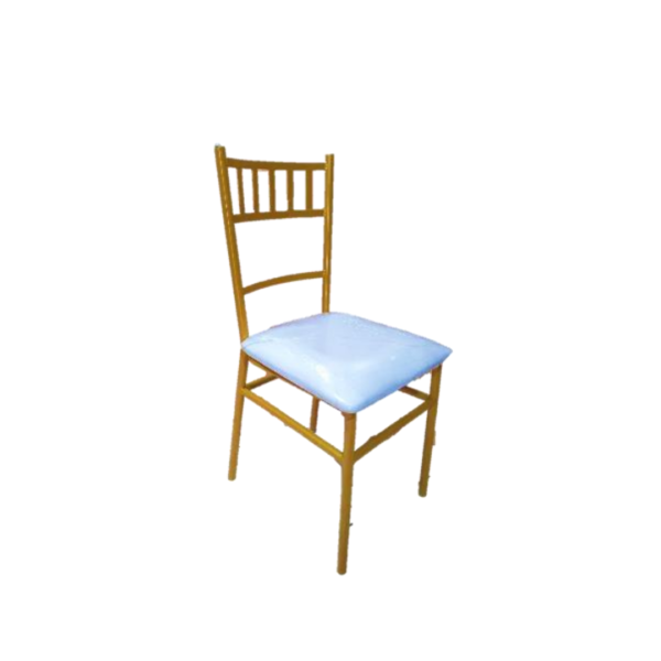 (FCF053) CADEIRA RESTAURANTE FIXA COM ASSENTO ESTOFADO ENCOSTO COM BARRA FRONTAL E HORIZONTAL (TIFFANY)