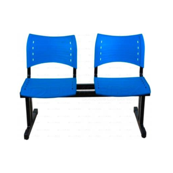 LONGARINA EM POLIPROPILENO ISO AZUL ESTRUTURA EM METALON 50X30