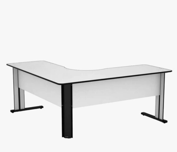 MESA DELTA EM MDF PARA ESCRITÓRIO - MED: 1.30X1.30X0.60X0.75M (LLPA) - FM035