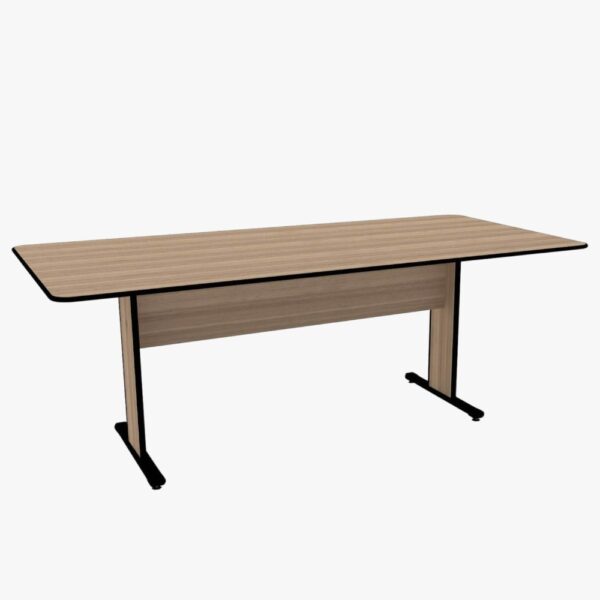 MESA DE REUNIÃO EM MDF - TAMPO 30MM E ESTRUTURA EM METALON 50X30 - MEDIDA CONFORME NUMERO DE LUGARES